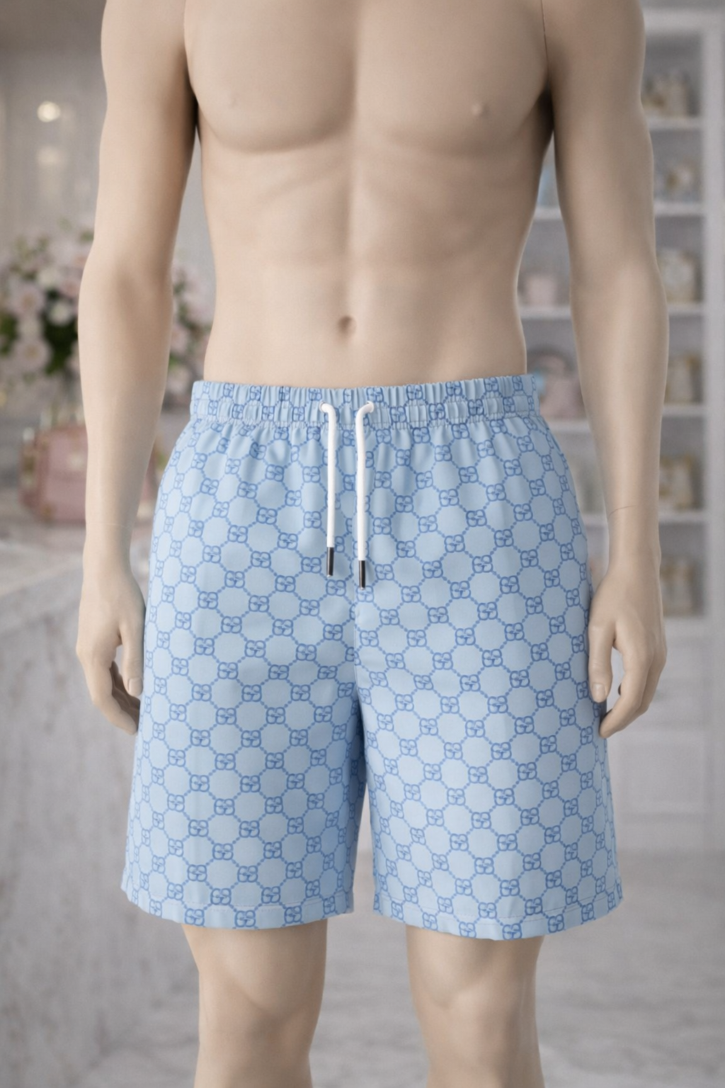 Luxury Coastal Men’s Swim Trunks