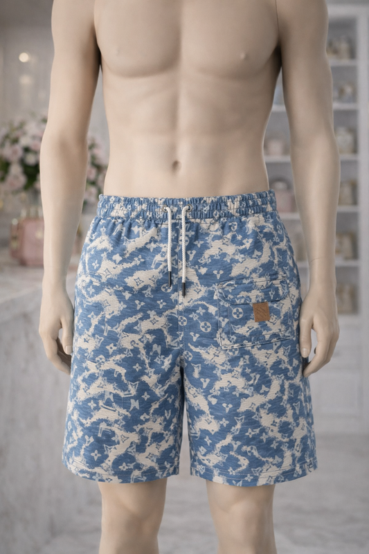 Luxury Coastal Men’s Swim Trunks