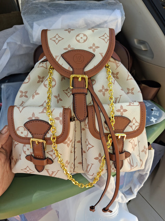Luxury Monogram Backpack