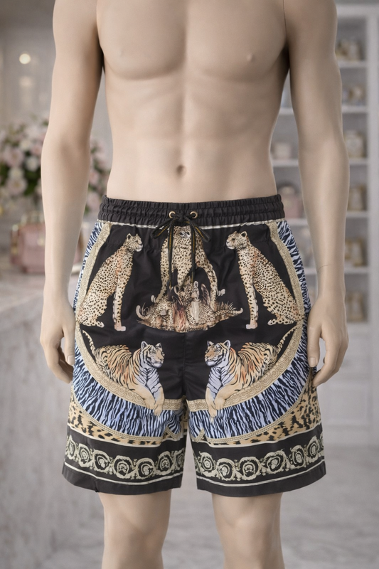 Luxury Coastal Men’s Swim Trunks
